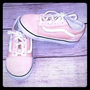 Toddler Salmon Vans Size 10